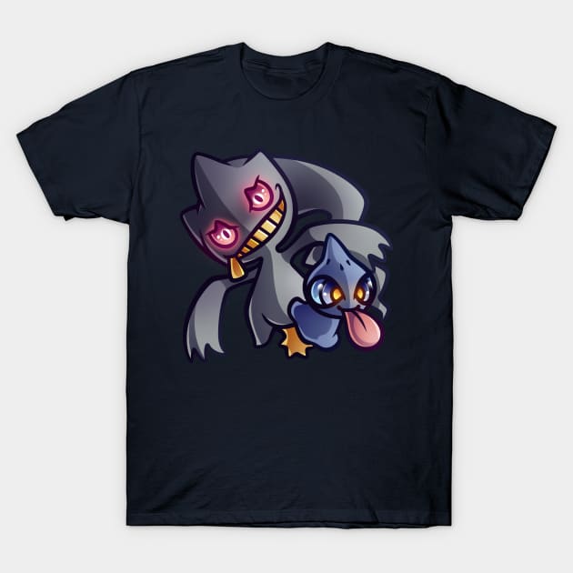 Shuppet & Banette T-Shirt by PrinceofSpirits